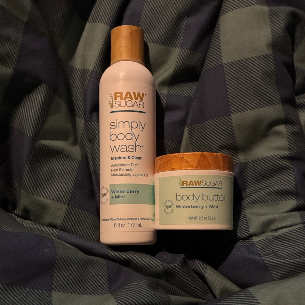 Sugar Raw Simply Body Wash and Body Butter - Winterberry Mint